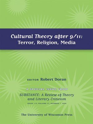 cover image of Cultural Theory after 9/11